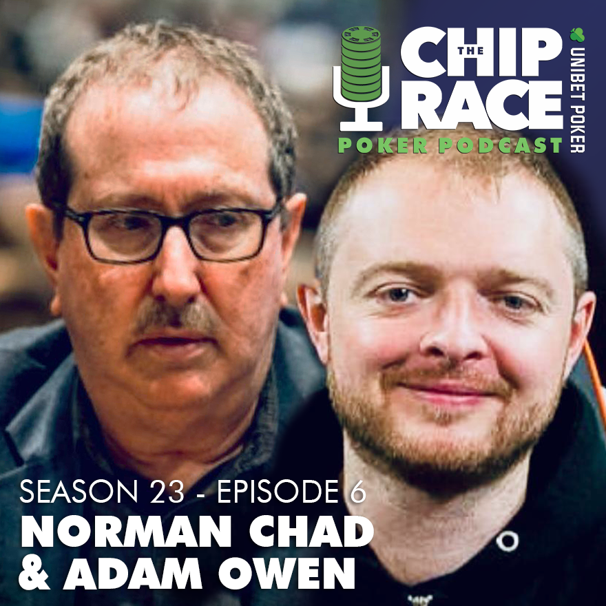 The Chip Race - S23E6 - Norman Chad Adam Owen Aaron Barone Ivonne Montealegre thumbnail